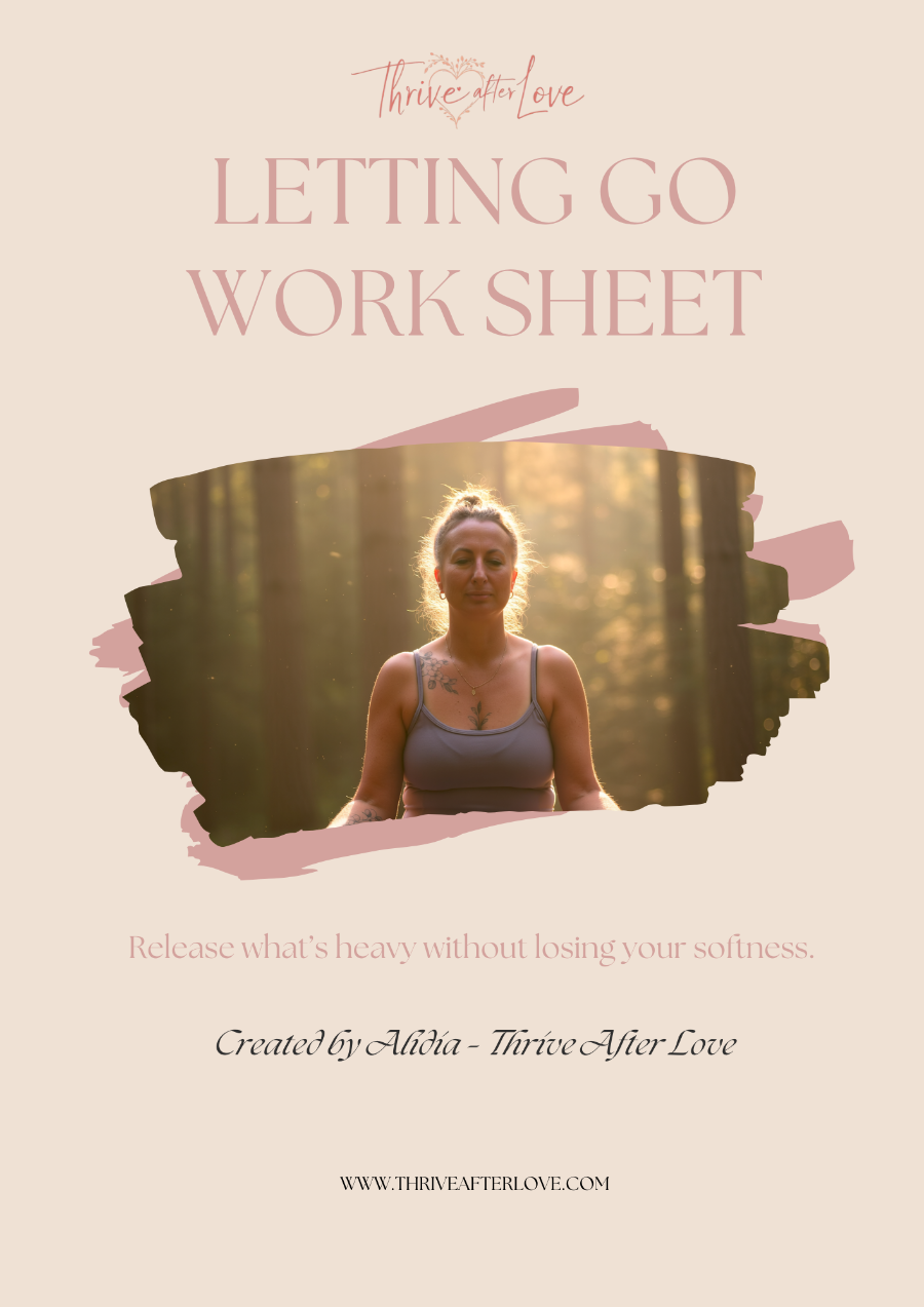 Letting Go Worksheet